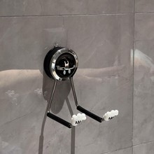 电吹风支架卡通款吹风机置物架吸盘免打孔壁挂式家饰软装搭配套装