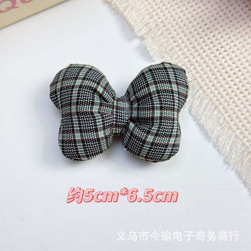 韩式格子蝴蝶结配件充棉骨头结发饰包包鞋袜DIY服装辅料配饰批发|undefined