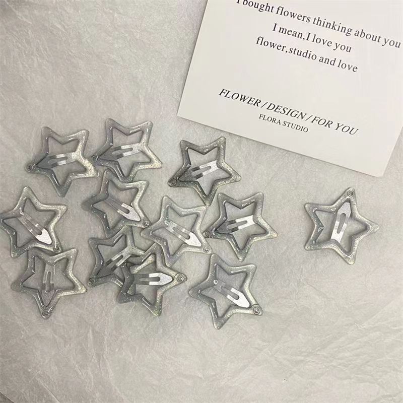 11＃五角星【闪光银】1只