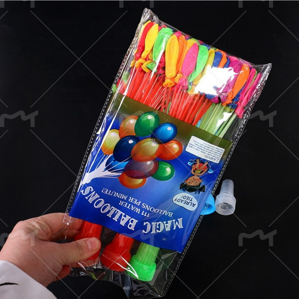 Water Balloon quick water injection small balloon summer water fight water bomb water ball Small size water toy water splashing carnival