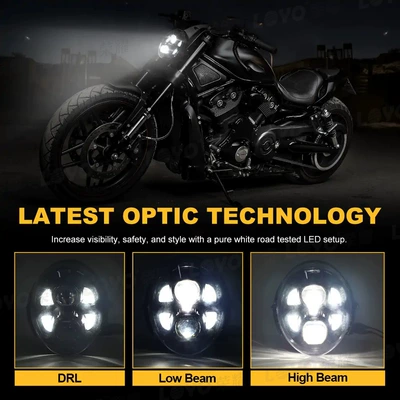 Factory direct supply Harley Motorcycle headlights, headlights