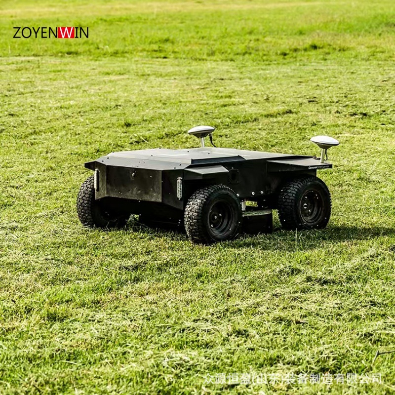 遥控割草机汽油机履带式 众源GPS果园电动打草机自走式除草机器人