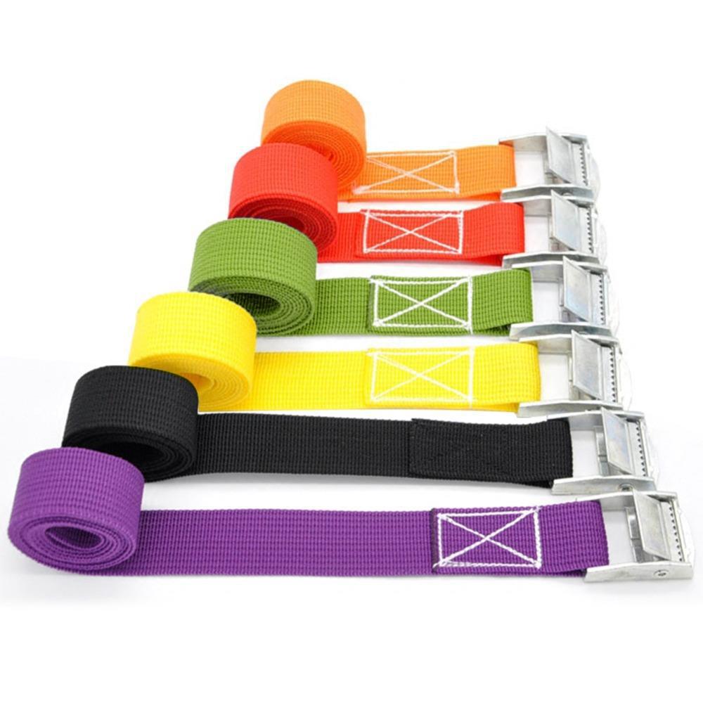 Spot personalizado 25mm * 1 m correa de hebilla a presión de aleación de zinc correa de fijación de carga gruesa correa elástica de camión