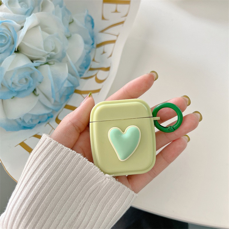 Untitled-1_0001_Box Headphone Cover-Two-color Crooked Heart-With Green Circle-Green