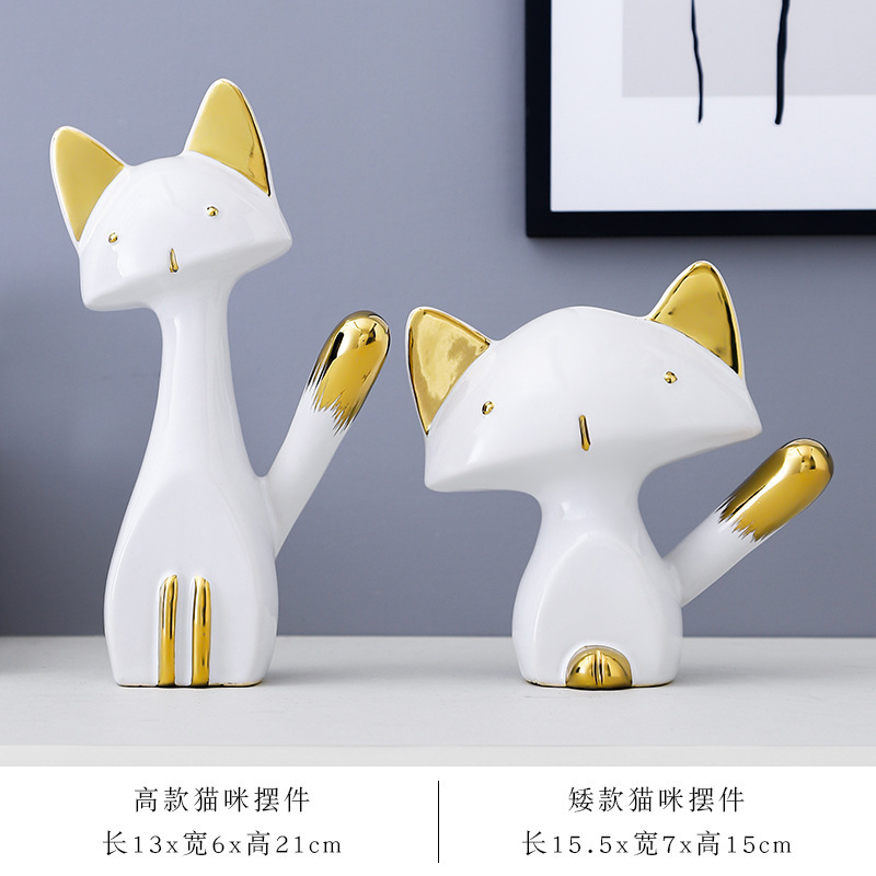 引っ越し、新居の装飾品、招き猫、玄関ホール、リビングルームの装飾、ホームワインキャビネット、テレビキャビネットの装飾|undefined