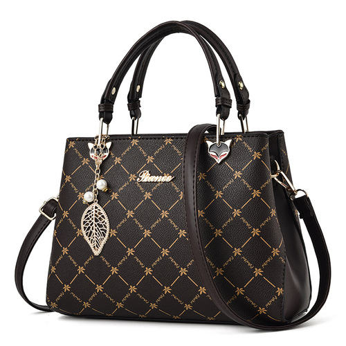 Mom bag for women  new women's handbag fashionable and grand mother-in-law middle-aged women's bag large capacity one-shoulder cross-body