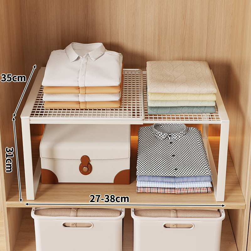 흰색 [접이식] 길이 27-38CM, 너비 35CM, 높이 31CM, 단일 레이어