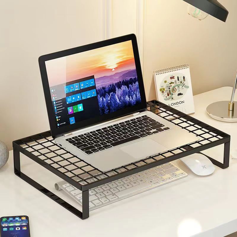 冷却スタンド ラップトップベース デスクトップコンピュータモニター画面高架ブラケット バーベキューグリルグリッド|undefined