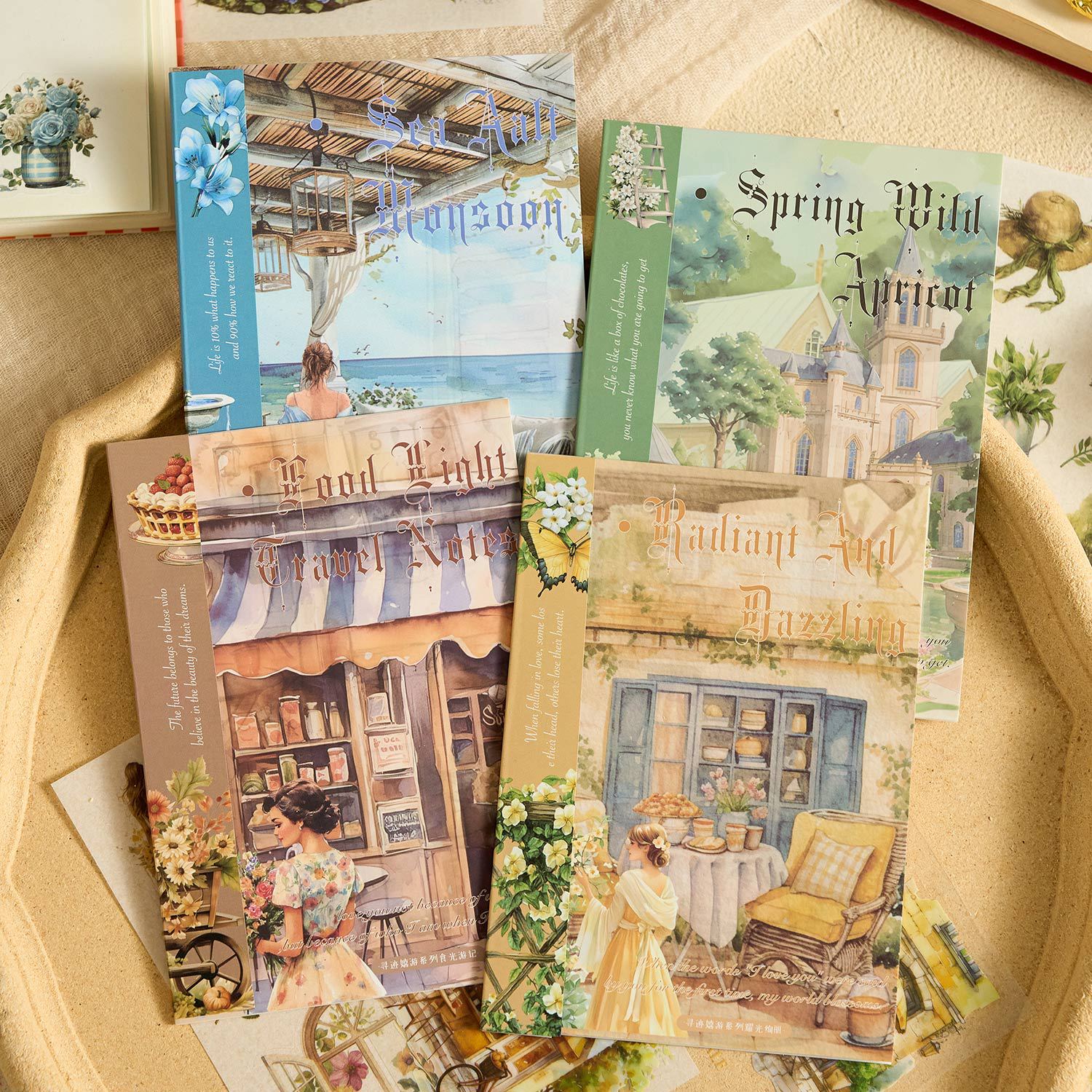 Esmeralda temprana cortar pegatinas de película libro de búsqueda de la serie de juguetes transfronterizos ins material niñas tiendas de mano diy decoración collage