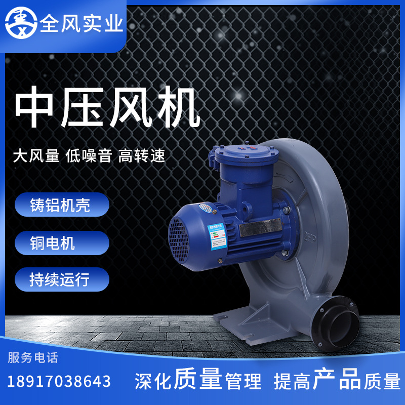 上海中压防爆鼓风机/高压防爆风机/防爆鼓风机