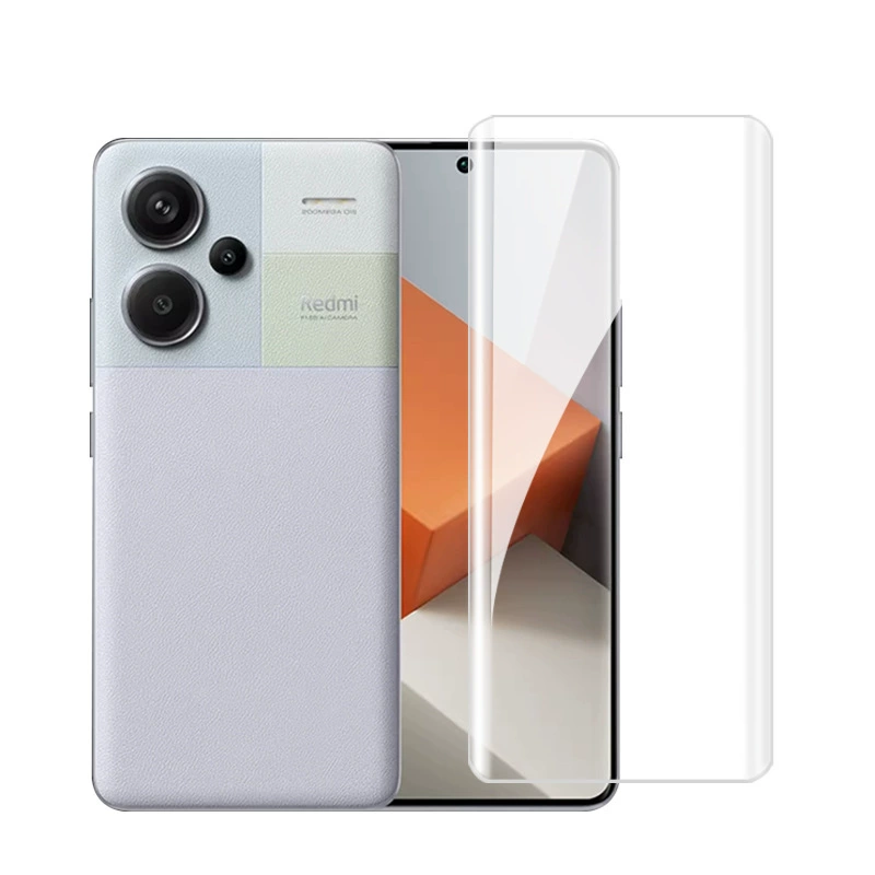 Подходит для Redmi Note13PRO+ — стальной (защитный) фильм UV, высокопрочное алюминиевое стекло, антиотшелушивающая световая защитная пленка с кристаллическим алмазным эффектом