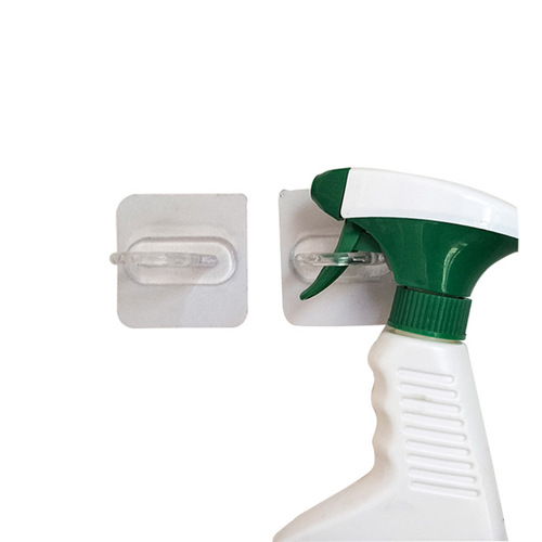 No-drill strong adhesive hooks, kitchen bathroom door hook, seamless wall hook for bathroom and toilet, single hook