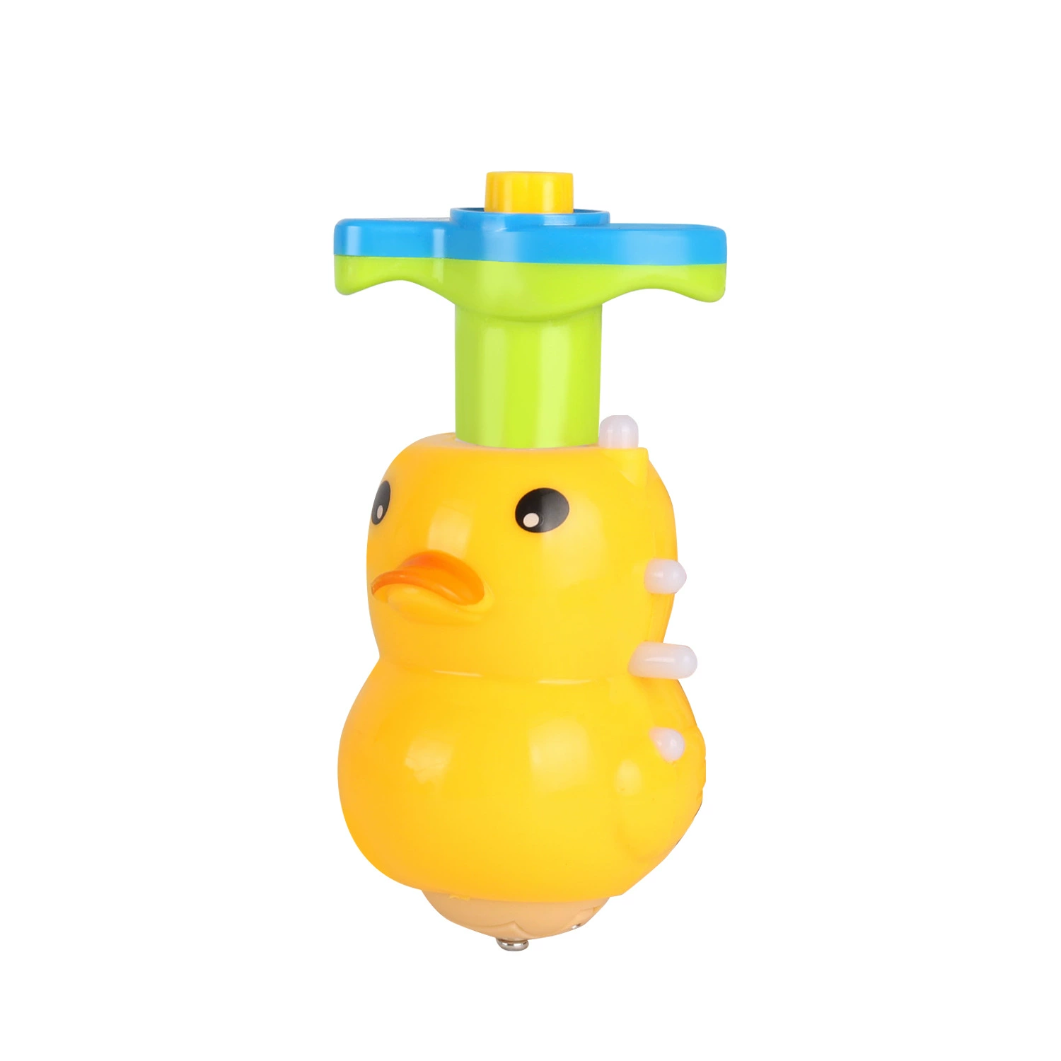 Музыкальная вращающаяся игрушка-юла, мигающая игрушка, утка, 3–6 лет