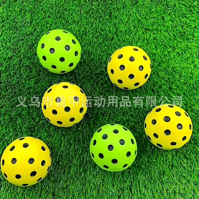New Model of Pickleball with Low Noise and Elastic Pu Foam