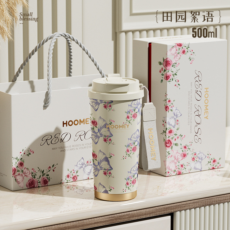新しい高品質のクリエイティブなコーヒーカップ、軽い高級感とハイエンドの316ステンレス鋼のカスタマイズされたタンブラー、セラミックウォーターカップギフト|undefined