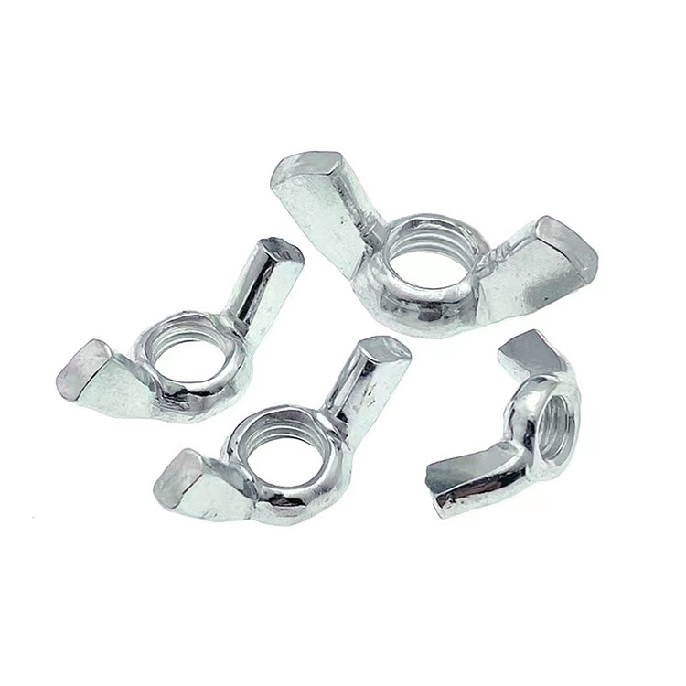 厂家供应镀锌蝶形螺母 GB62手拧羊角元宝耳朵螺丝帽