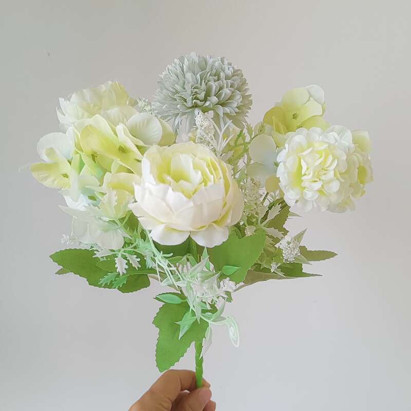 Hortensia de peonía-Verde