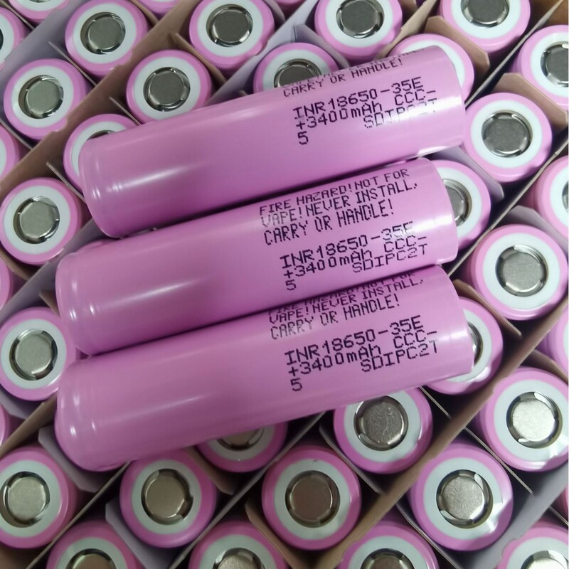 オリジナル A 製品 Samsung Samsung INR18650-35E/3500mah 大容量電源 3C 放電電池|undefined