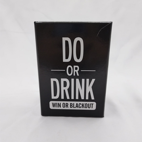 Truth or Drink party game card set, Crazy Drinking Series, Do or Drink board game