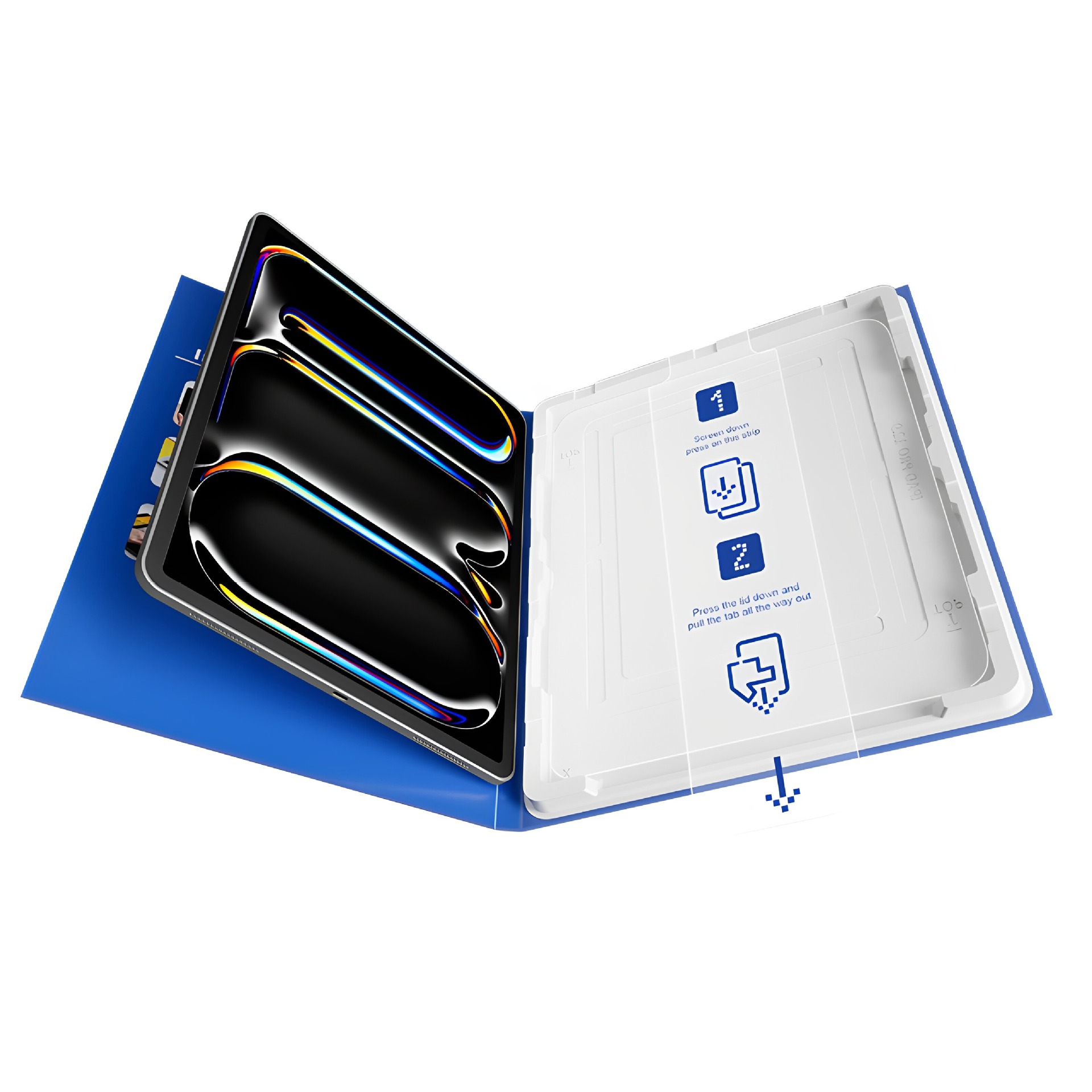 Aplicable para iPad Air11 polvo de compartimiento de película endurecida mini7 polvo de segundo dispositivo mágico Pro13 protector de placa plana de manzana