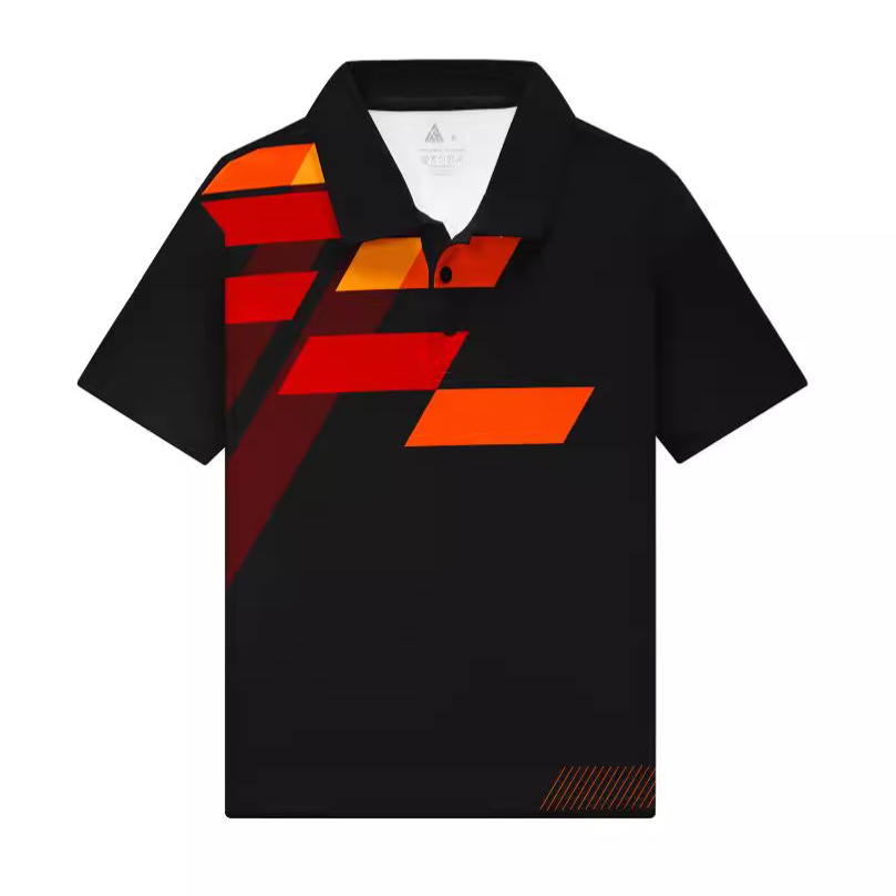 Printed trendy casual polo shirts for kids and toddlers, sporty and fashionable, cross-border wholesale, short-sleeved tops, color blocking, Amazon.