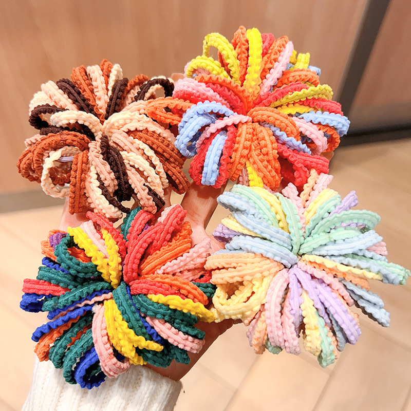 Children's harmless elastic hair rope