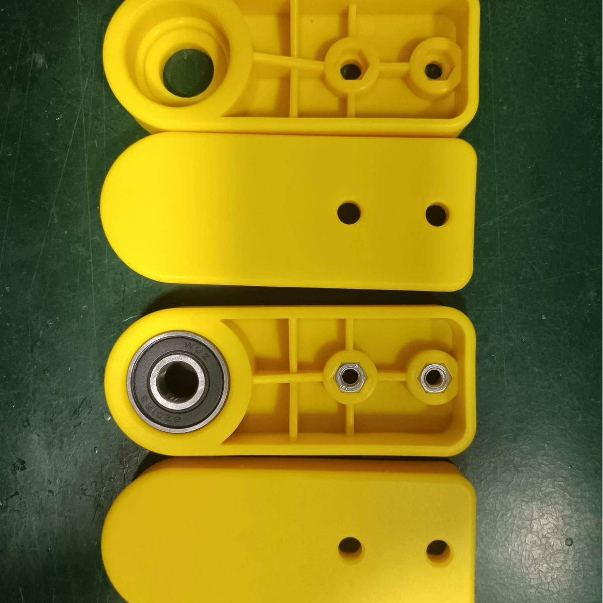 Подвеска подшипника Конвейер Подвеска подшипника Желтый Пластиковый Подвеска Подвеска Подвеска Подвеска Желтый