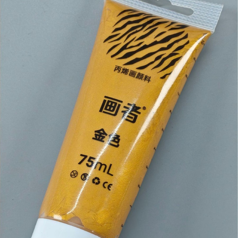 Painter silver gold acrylic paint can graffiti painting/texture painting rubbing New Year's painting