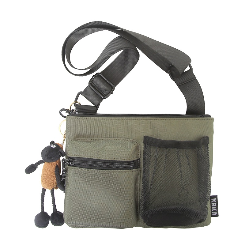 Bolso de hombro transfronterizo de gran capacidad, bolso de correo universal, bolso coreano, bolso de estilo casual, bolso de mano para hombres y mujeres.