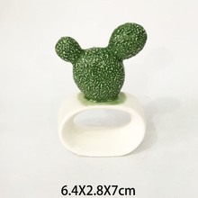 个性陶瓷餐巾环陶瓷餐扣中温餐巾圈西式餐具摆台配件时尚餐巾扣
