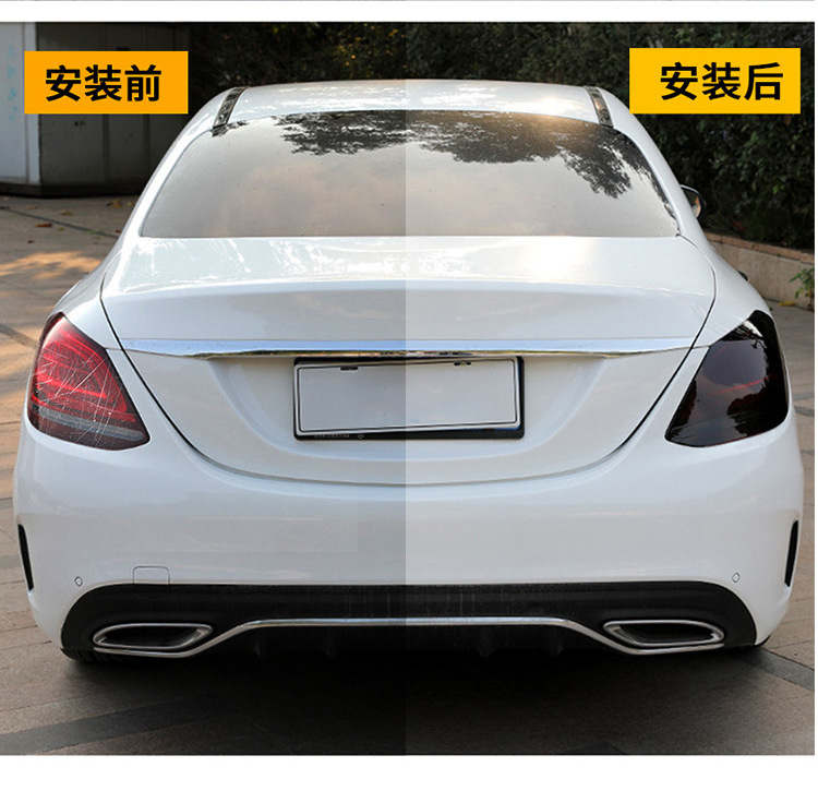 Car headlight protective film TPU, scratch-resistant, self-repairing, scratch-covering, color-changing film for tail lights, cross-border factory wholesale