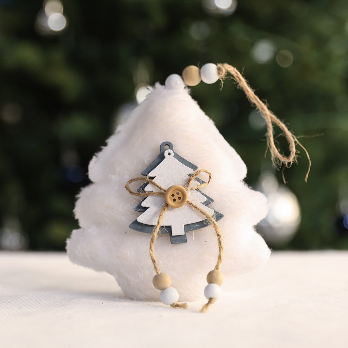 [Selección exclusiva] decoraciones de Navidad Santa colgante colgante de peluche calcetines de Navidad string colgante árbol de Navidad