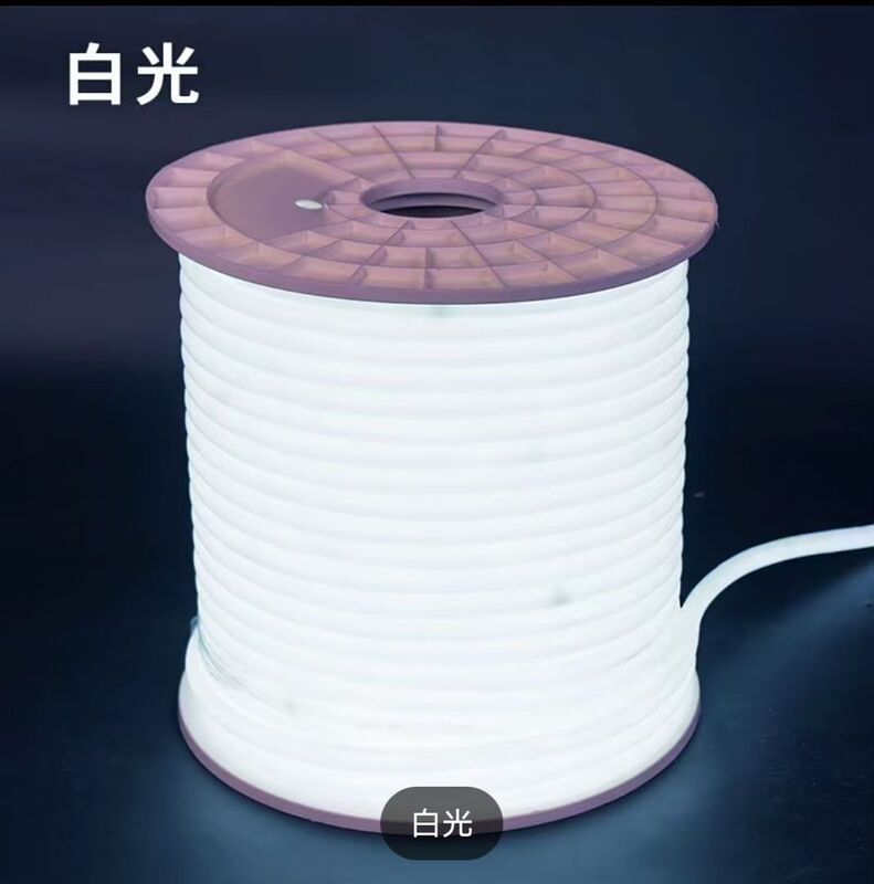 LED フレキシブルライトストリップ 220v360 度ラウンド発光屋外防水照明装飾広告看板ネオンライトストリップ|undefined
