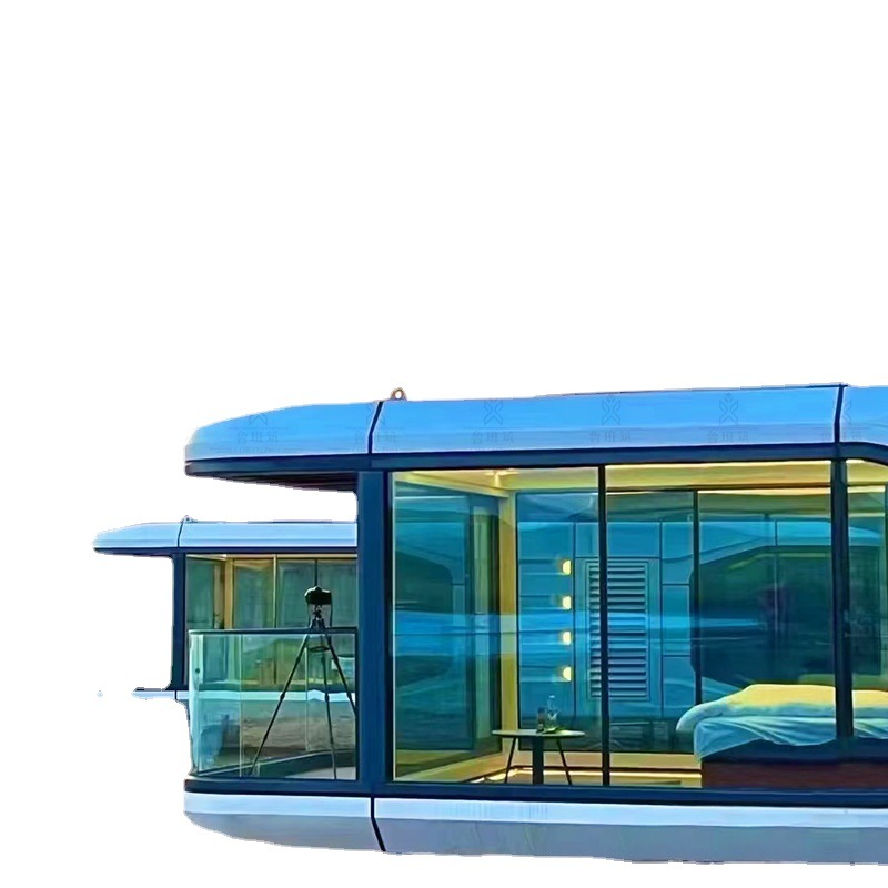 Caja de embalaje creativa de turismo cultural de Lubanzu cápsula espacial escénica casa prefabricada al aire libre fabricante de casas cápsulas