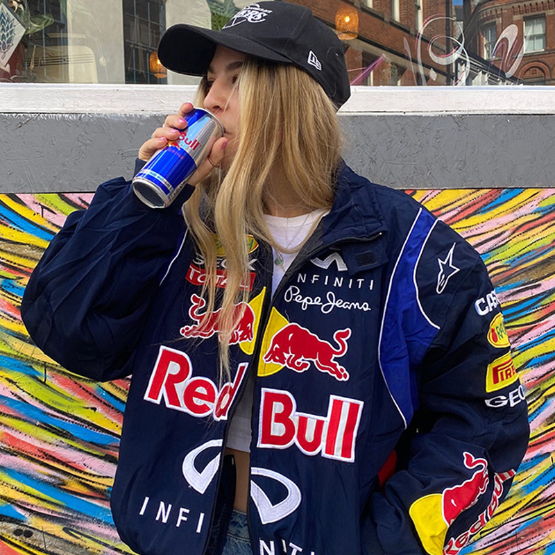 2025 Spring and Autumn New Cross-Border Jacket Amazon Sports Style Printed Loose Long Sleeve Windbreaker Motorcycle Jacket 2025 Spring and Autumn New Cross-Border Jacket Amazon Sports Style Printed Loose Long Sleeve Windbreaker Motorcycle Jacket