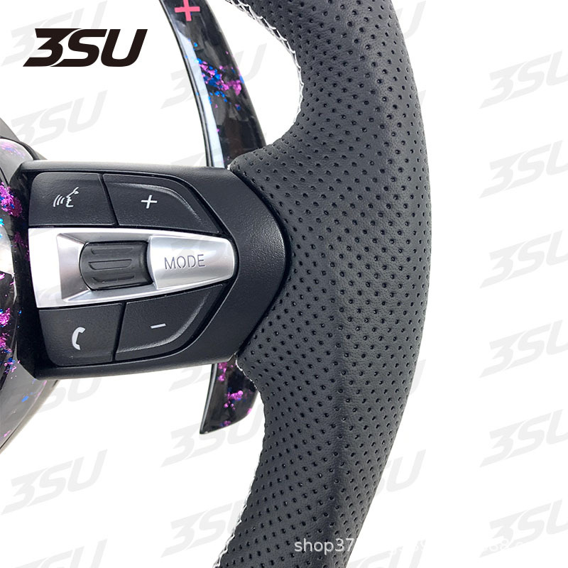 Suitable for Bmw X1X3X4X5X6 T-Shaped Carbon Fiber Steering Wheel Led Display Car Steering Wheel