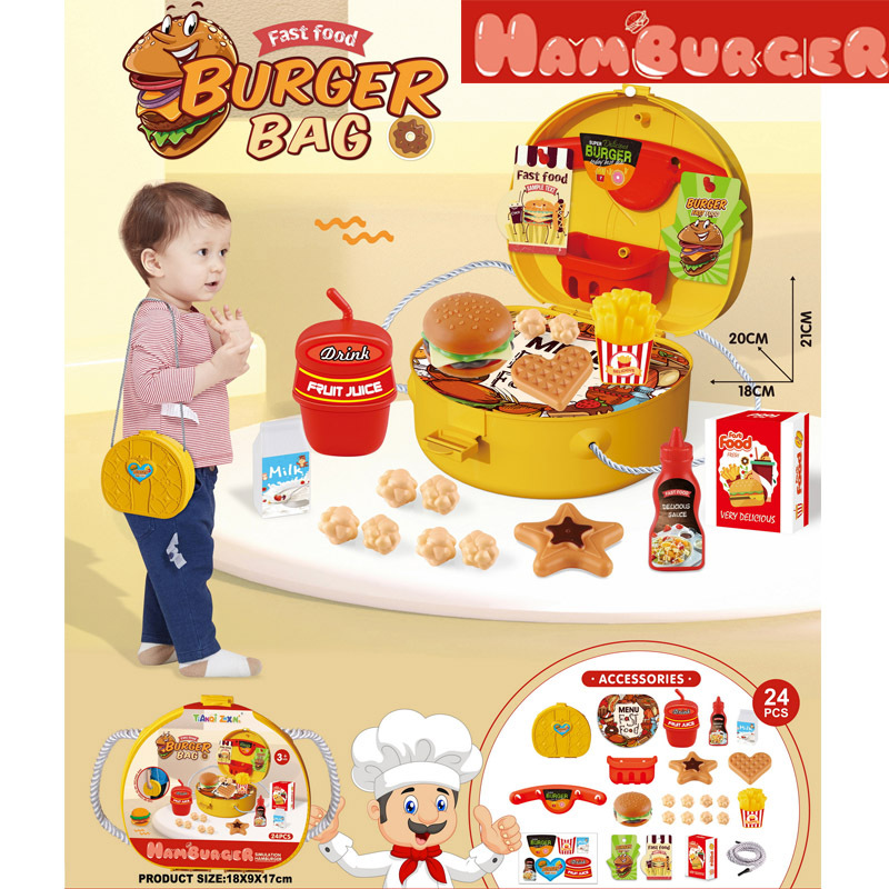 Princess Burger Shoulder Bag: Minimum order of 432 boxes