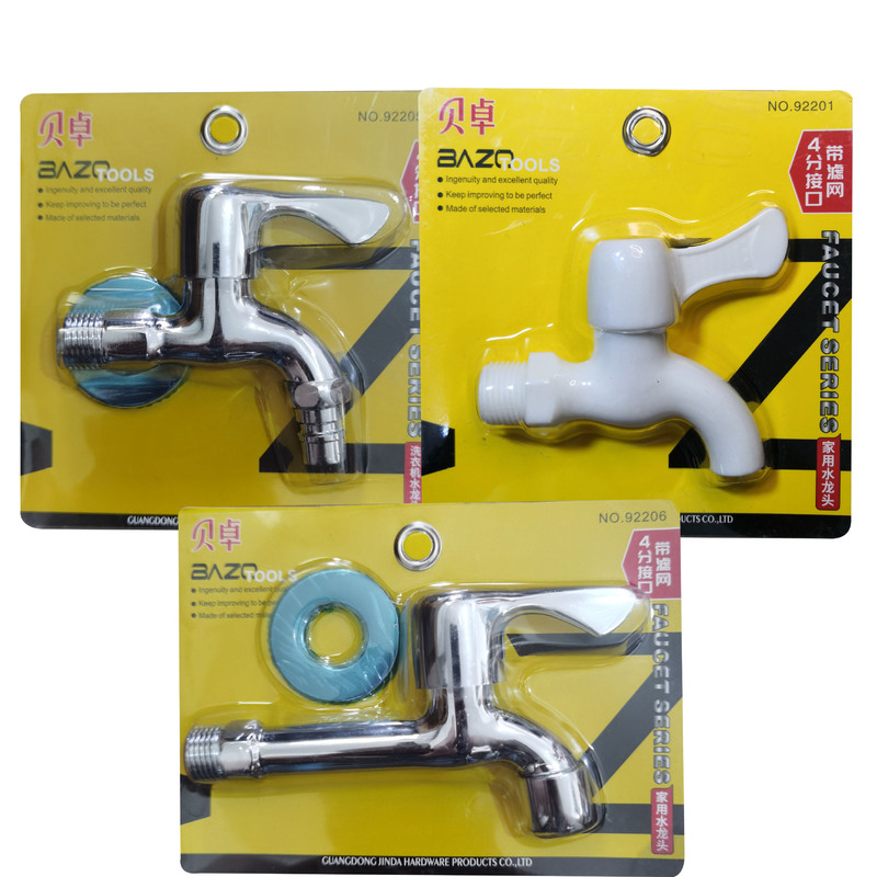 Beizhuo Stainless Steel Plastic Faucet 1/2 Inch Triangle Valve Washing Machine Faucet