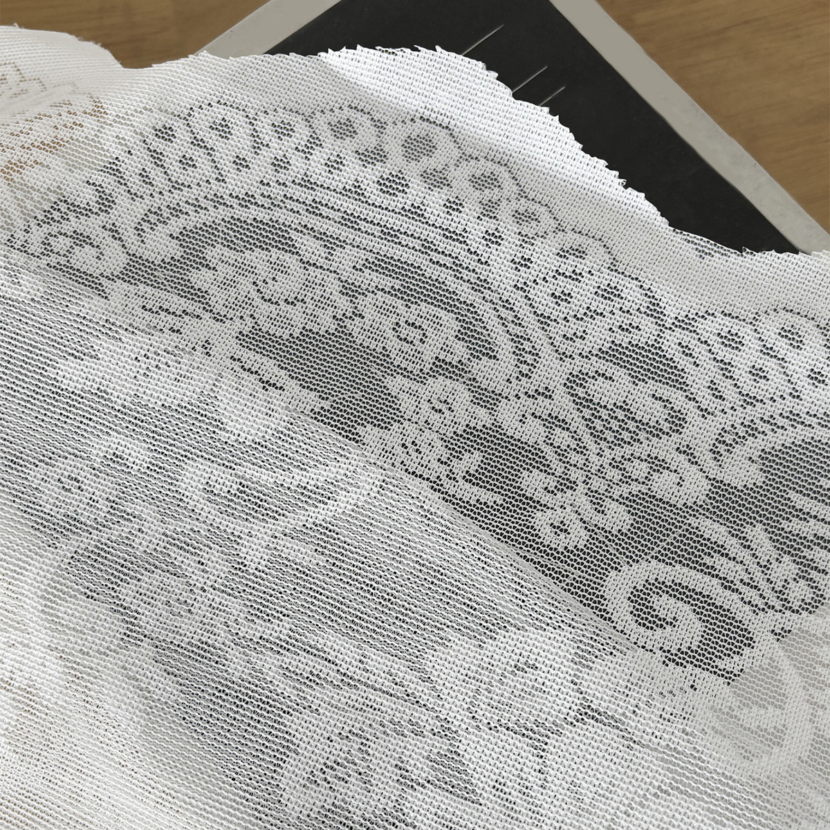 Amazon doble fila de flores cortinas