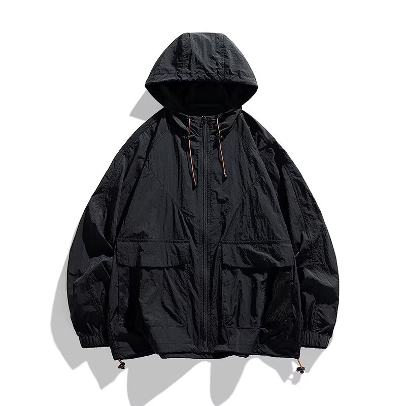 Chaqueta de asalto ligera de cáscara blanda para hombres primavera y otoño estilo americano chaqueta de exportación de comercio exterior chaqueta al aire libre image 6