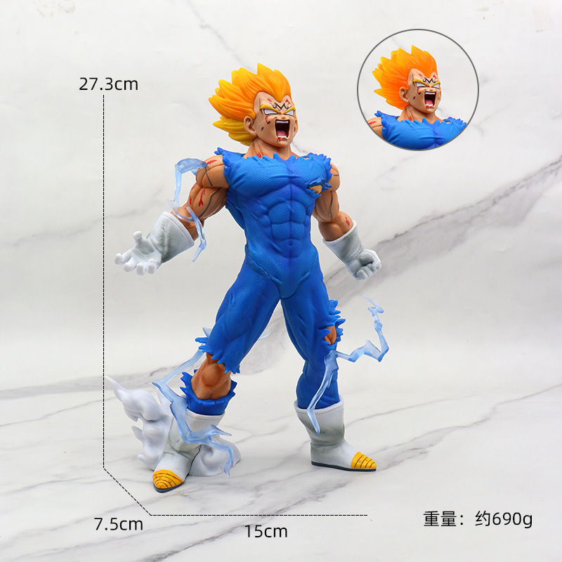 Dragon Ball Goku Hình Mẫu Siêu Saiyan Gogeta Vegito Trận Bị Hư Hại Truyện Tranh Hoạt Hình Búp Bê Ngoại Vi