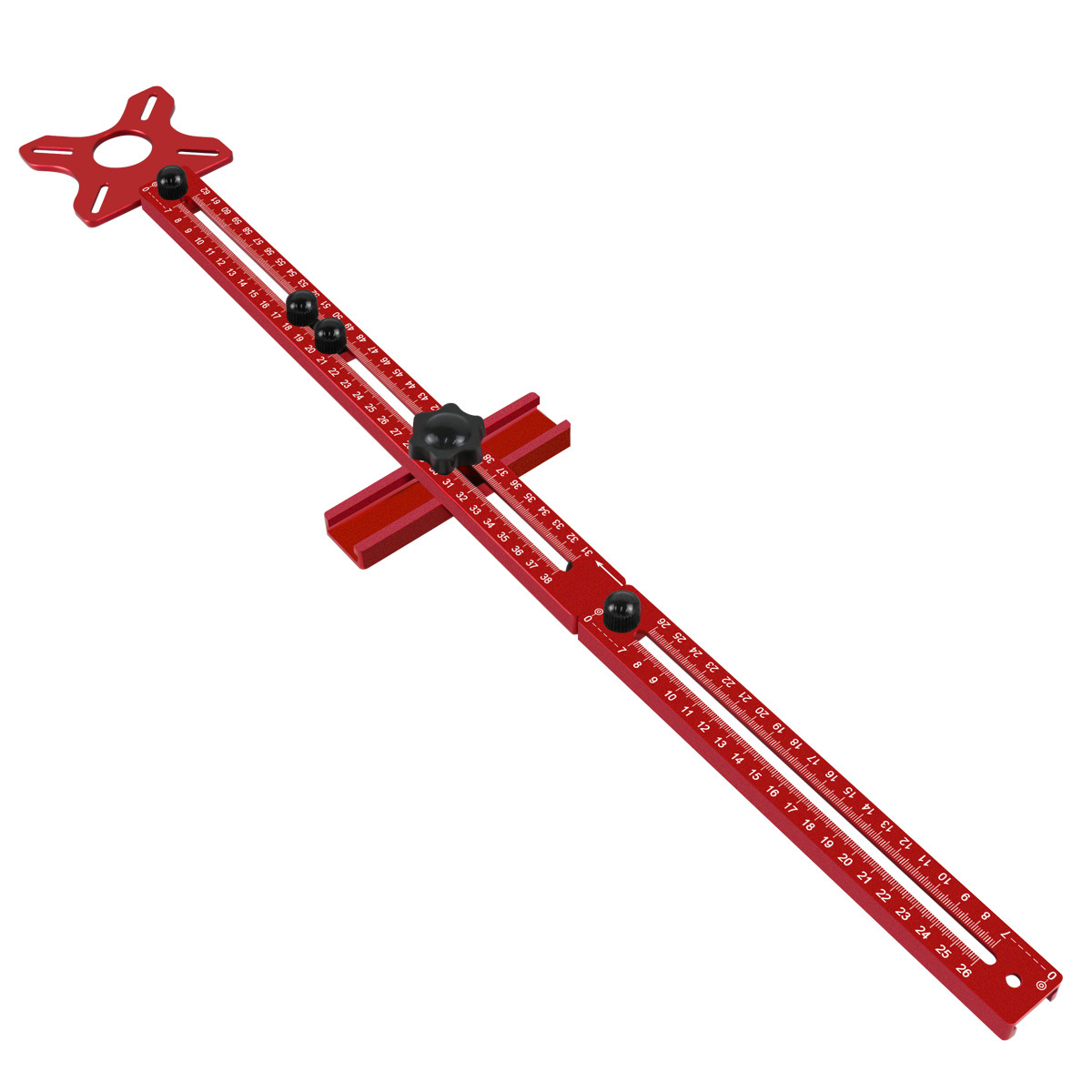Base Cortadora de Círculos para Fresadora de Aleación de Aluminio CNC, Alargado, para Hogar