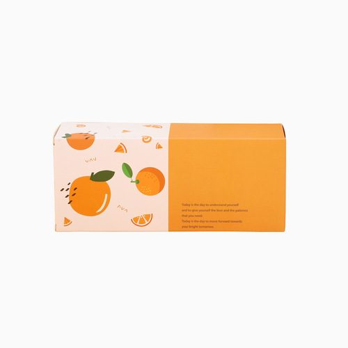 Creative hand-painted nougat box baking cookies pineapple cake macaron walnut cake empty box western pastry packaging box