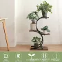 简约款结合盆栽客厅花架