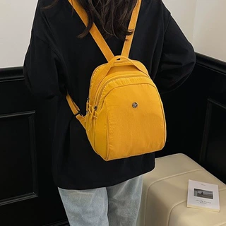 日韩新款时尚外出防水双肩背包旅行轻便大容量迷你双肩包通勤背包