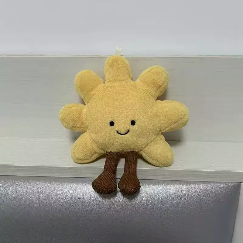 创意卡通可爱太阳花公仔毛绒玩具包挂饰挂件太阳钥匙扣礼物玩偶