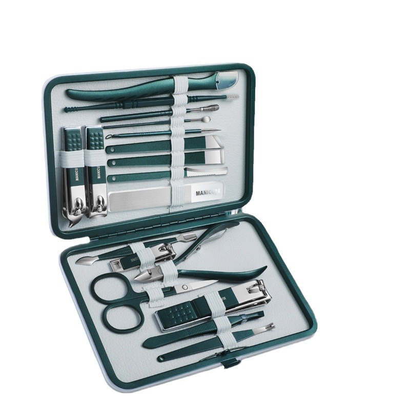 Nail cutter pedicure set tijeras de uñas portátiles regalos set pinzas de uñas pinzas de garganta herramientas para el hogar