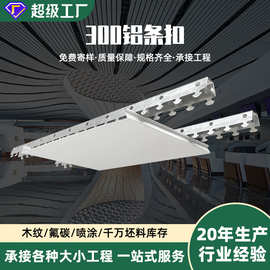 户外广告加油站铝合金G型S型H型C型长条扣板天花集成吊顶铝条扣