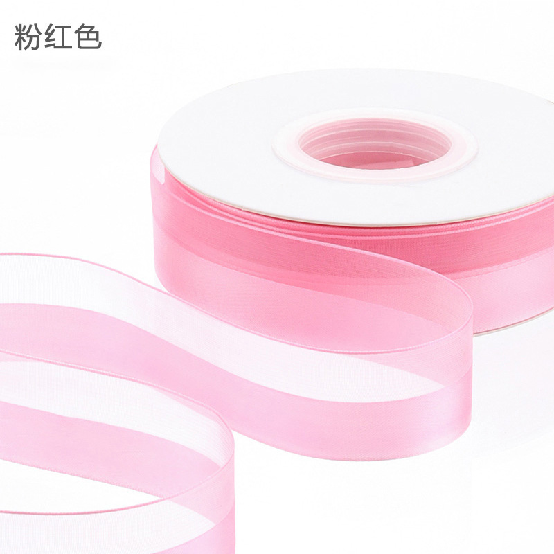 Huaxi medio satén medio satén de seda cinta floral empaque diy regalo cinta floral material de envoltura floral
