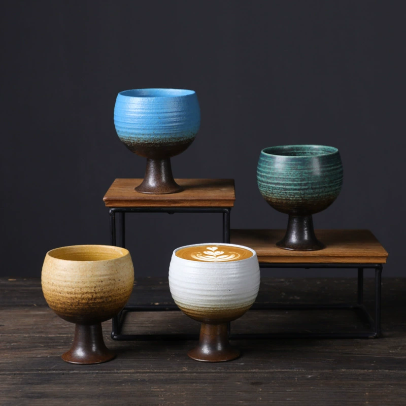 Японская креативная керамическая чашка для эспрессо, латте, кофейная чашка, высококачественная керамическая чашка для воды, стильная чашка небольшого объема